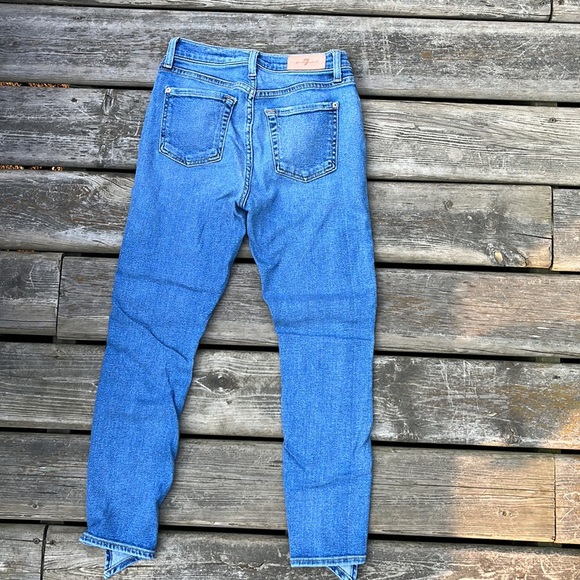 7 For All Mankind Skinny Ankle Jeans - Picture 8 of 8